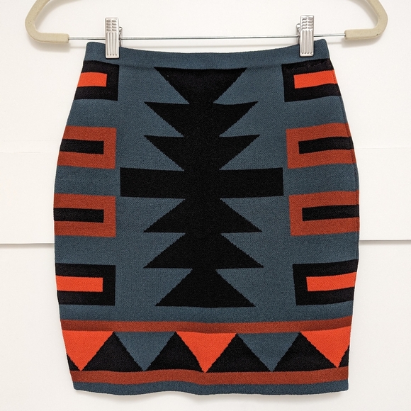 Rachel Roy Aztec Print Skirt - Picture 5 of 9